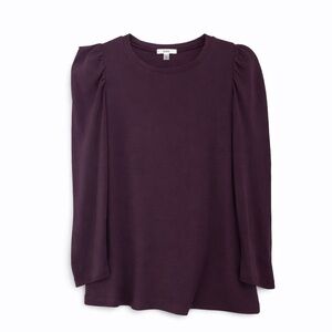 Bar III Women's Long Sleeve Top in Deep Purple